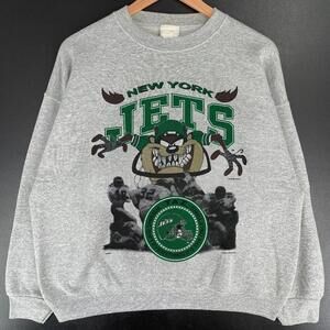 New York Jets Taz 1992 Crewneck Nfl Football Sweatshirt